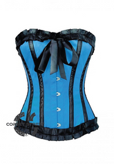 Blue Black Corset